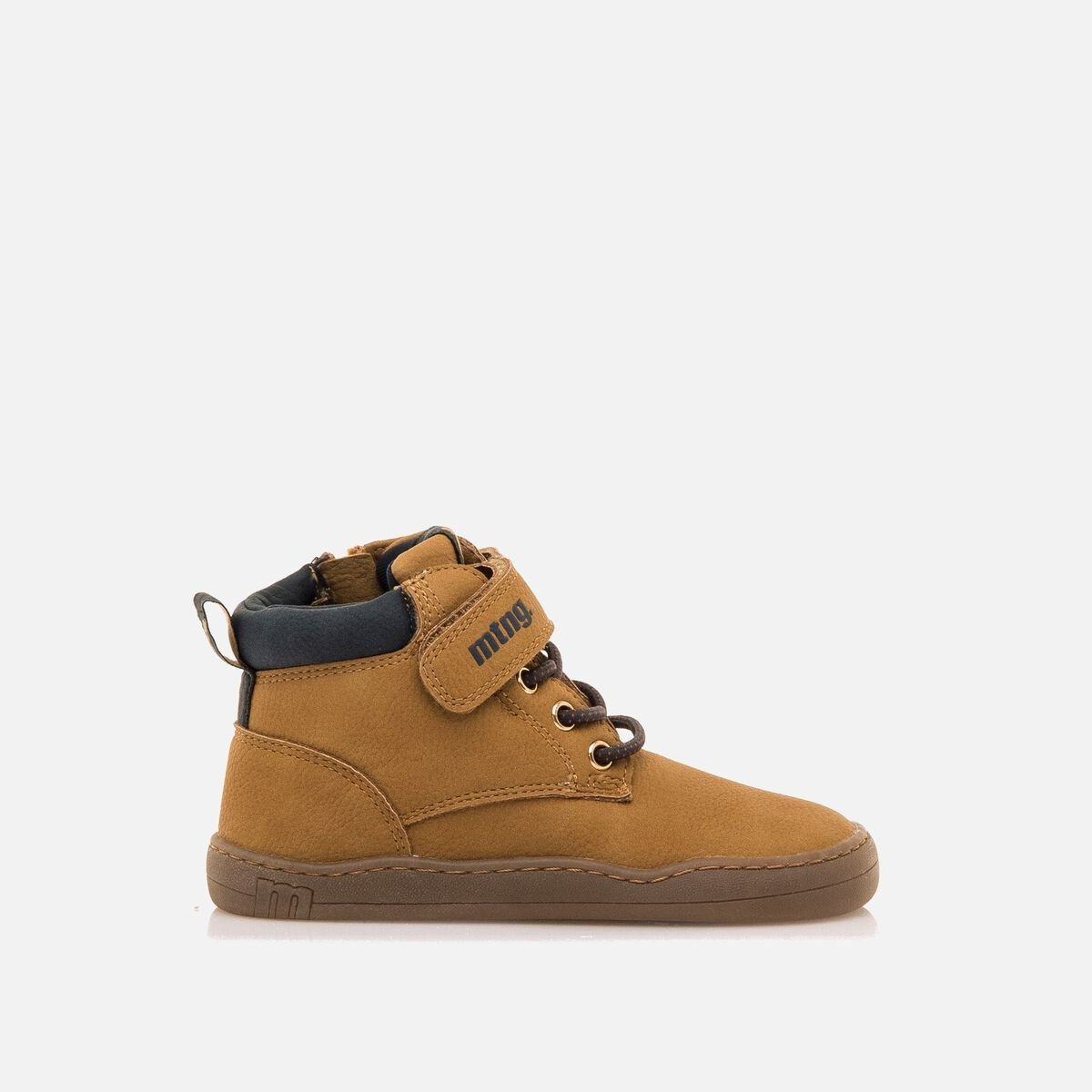 Botín Barefoot Niño Mustang Free 49315 Camel Vegano