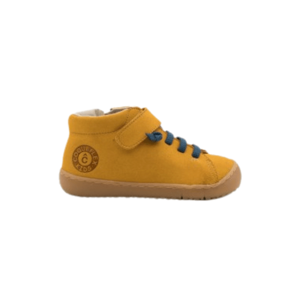 BOTÍN BAREFOOT SUEDE COQUEFLEX 15231 MOSTAZA - GARÓS