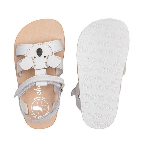 Sanadalia infantil Barefoot Koala - 100% Piel "Creta" - GARÓS