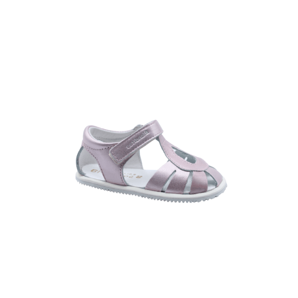 SANDALIA RESPETUOSA INFANTIL PIEL GOTA BLANDITOS BY CRÍOS ROSA - GARÓS