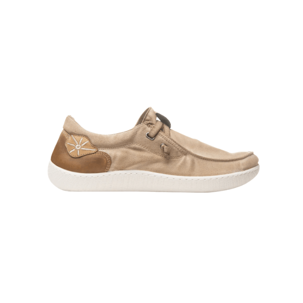 ZAPATILLA NAUTICO RESPETUOSA ALGODON SUNNI SABBI KUNASHIRI CANELA - GARÓS