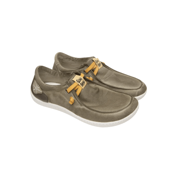 ZAPATILLA NAUTICO RESPETUOSA ALGODON SUNNI SABBI KUNASHIRI VERDE KAKI - GARÓS