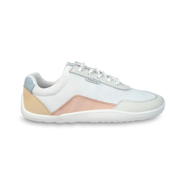 Zapatillas Barefoot 4.Bare Joy Blanco - Rosa - GARÓS