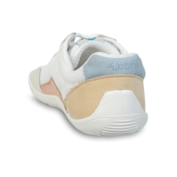 Zapatillas Barefoot 4.Bare Joy Blanco - Rosa - GARÓS