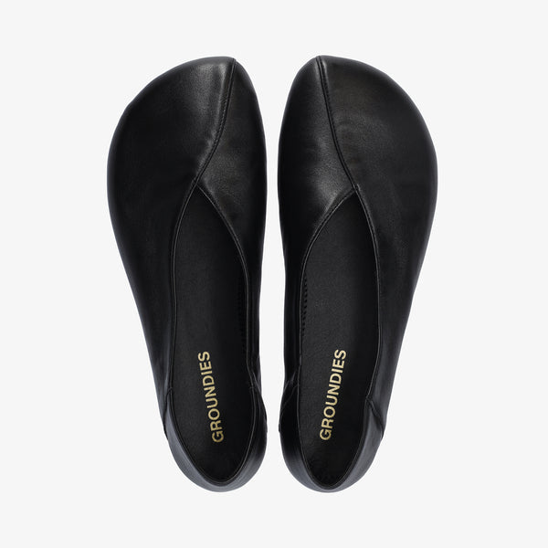 MERCEDITA BAREFOOT MUJER CURVE PIEL NEGRO - GROUNDIES