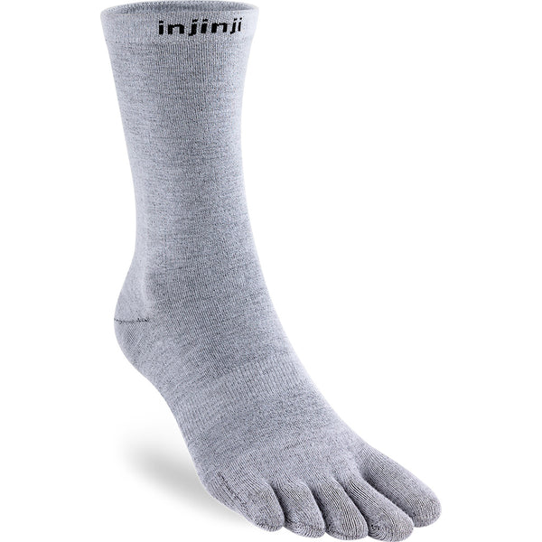 CALCETIN BAREFOOT DEDOS LINER CREW GRIS - INJINJI