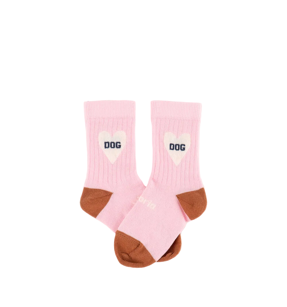 CALCETIN BAREFOOT INFANTIL DOG ALGODÓN ROSA - VICTORIA