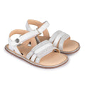 SANDALIA BAREFOOT INFANTIL   AMALFI PIEL BLANCO CON BRLLI - CHETTO