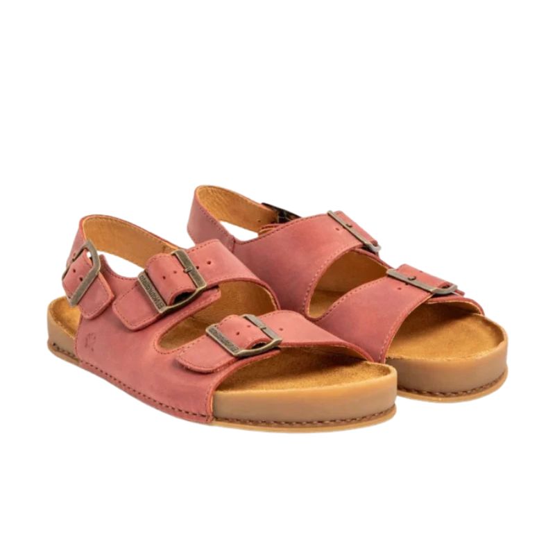 SANDALIA BAREFOOT ADULTO N6001 HORIZON ARIZONA PIEL ROJA BLUSH- EL NATURALISTA