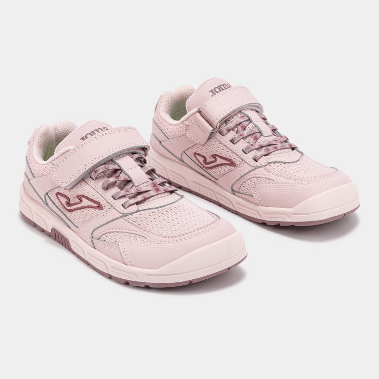 DEPORTIVA BAREFOOT JUNIOR 2613 PIEL Y MESH ROSA  - JOMA x CRISTINA PEDROCHE