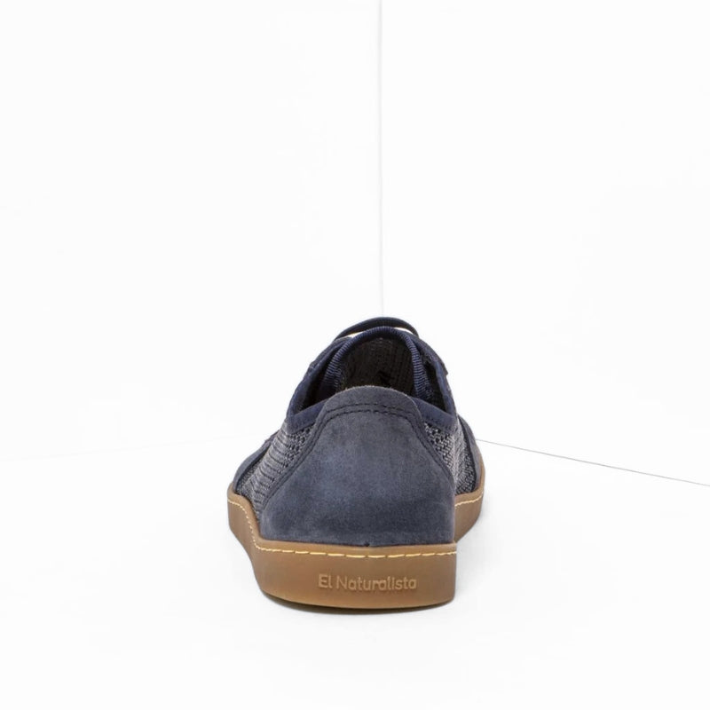 DEPORTIVA PERFORADA  ADULTO BAREFOOT N5914 ORIGEN PIEL Y TEJIDO AZUL NAVY - EL NATURALISTA