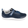 DEPORTIVA COLEGIAL BAREFOOT JUNIOR  CON CORDÓN ELÁSTICO Y VELCRO 50000 MESH AZUL MARINO - CHETTO