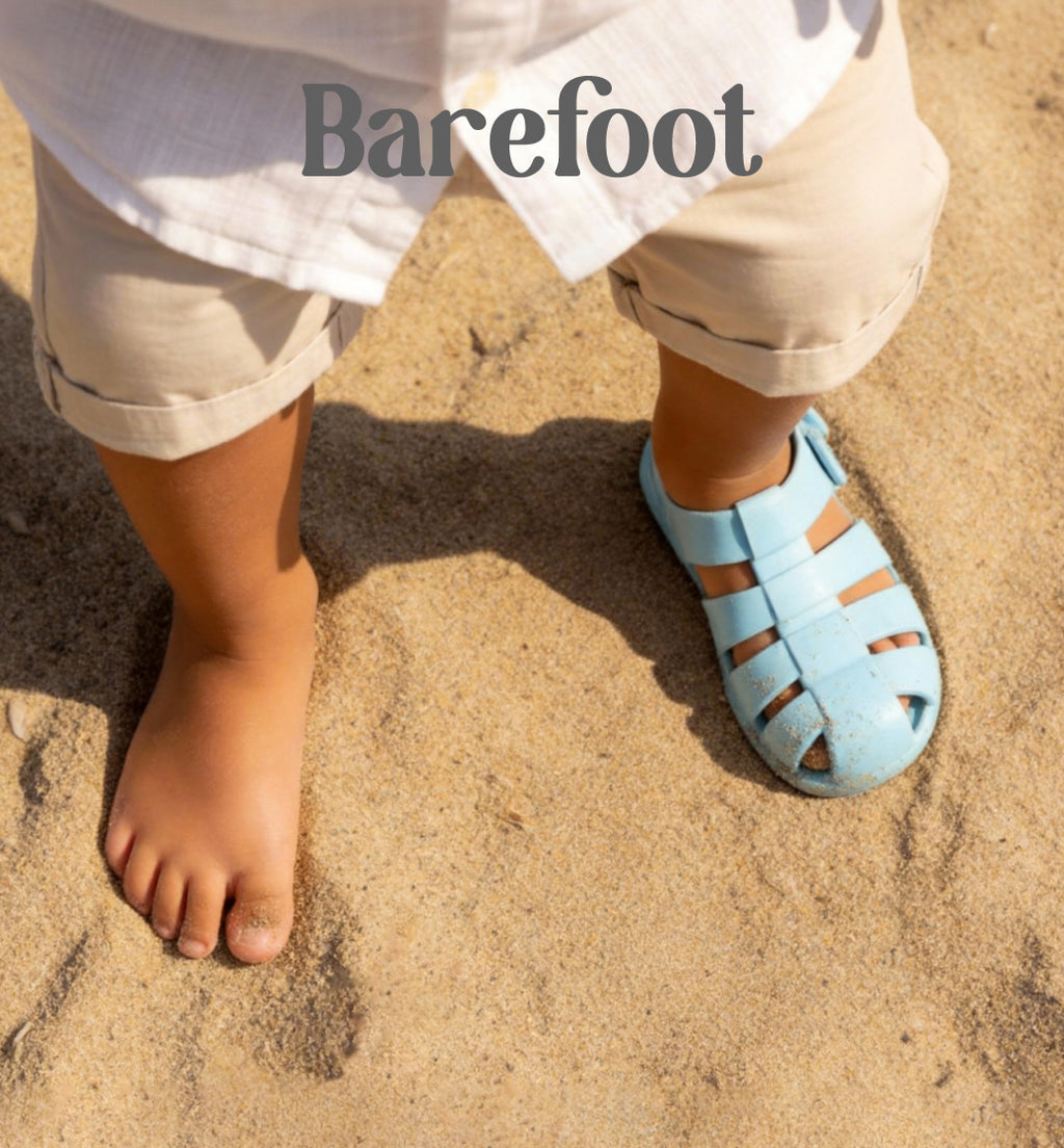 CANGREJERA BAREFOOT SIMBA AZUL CELESTE - HELLO BLAND