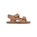 SANDALIA BAREFOOT INFANTIL DOBLE TIRA CON VELCRO BIOS PIEL MARRÓN- GORILA