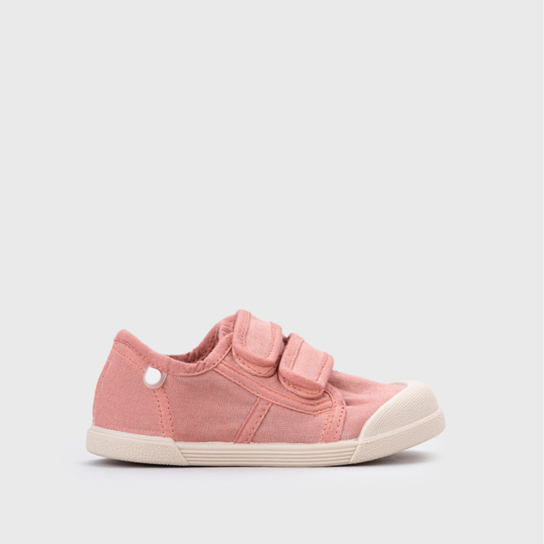 DEPORTIVA INFANTIL BAREFOOT MEDIUM LONA VELCRO NUEVO ROSA - IGOR