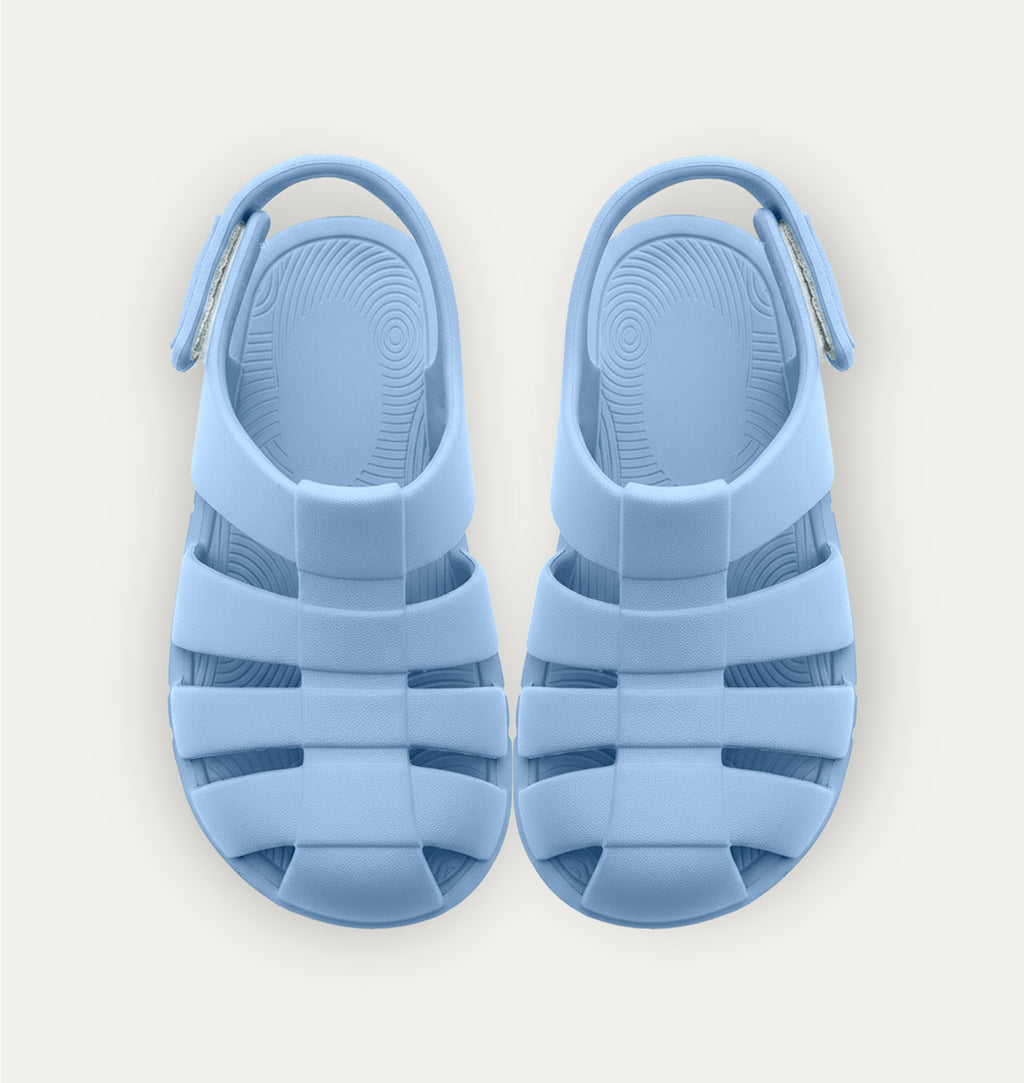 CANGREJERA BAREFOOT SIMBA AZUL CELESTE - HELLO BLAND