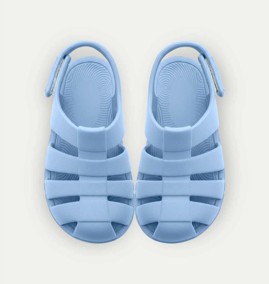 CANGREJERA BAREFOOT SIMBA AZUL CELESTE - HELLO BLAND