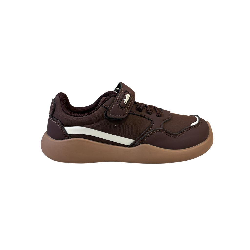 DEPORTIVA BAREFOOT JUNIOR WATERPROOF CORDÓN ELÁSTICO Y VELCRO 1126565 TEJIDO MARRÓN - CHETTO
