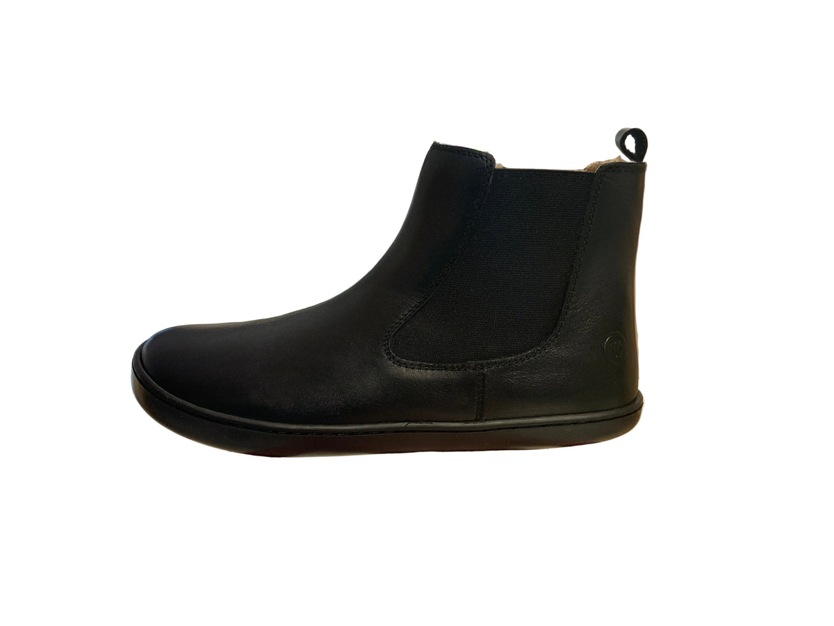 BOTÍN BAREFOOT ADULTO CHELSEA 1126542 ELÁSTICO PIEL NEGRO - CHETTO