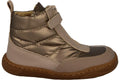 BOTA RESPETUOSA NIÑA DIXAN  PIEL TAUPE Y BRILLO - ANDANINES