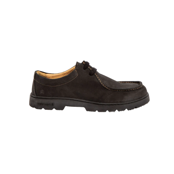 ZAPATO RESPETUOSO CON CORDONES ADULTO N5265 PLEASANT BLACK  NOMADA - EL NATURALISTA