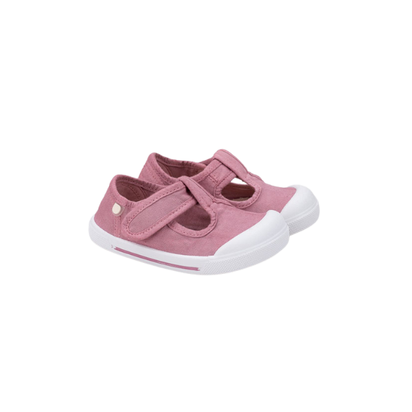 ZAPATILLA INFANTIL RESPETUOSA PEPITO CANVAS ROSA- IGOR