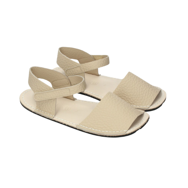 SANDALIA BAREFOOT RIA MENORQUINA JUNIOR NIRVANA S1 BEIGE SAHARA