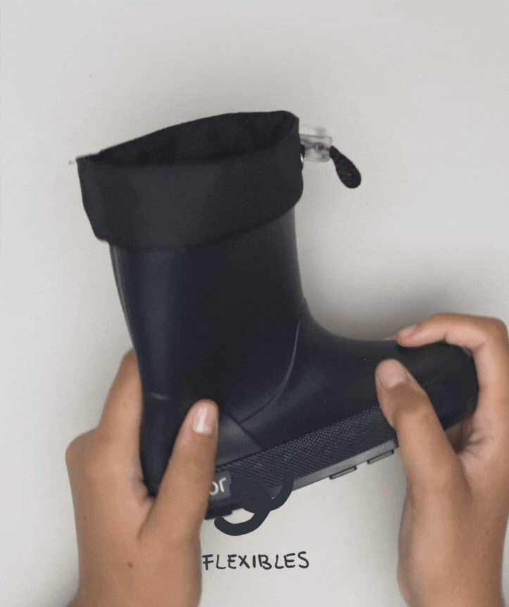 BOTTES DE PLUIE PIEDS NUS IGOR YOGI À COL BLEU