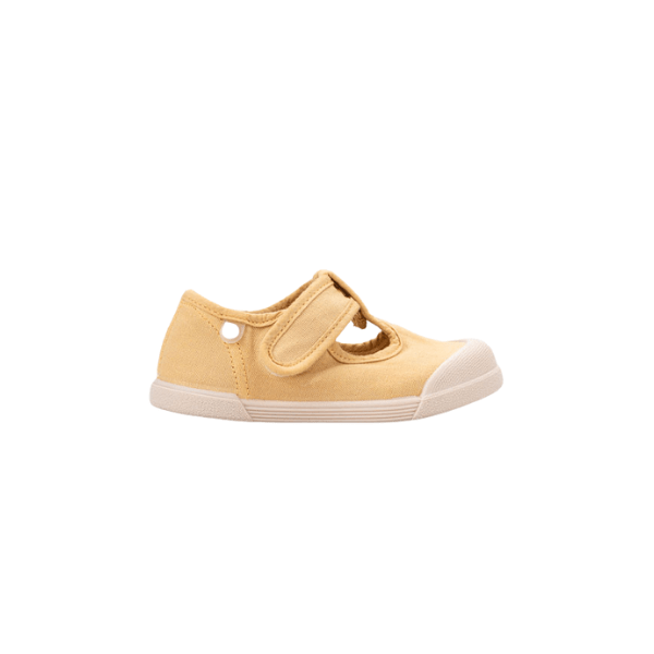 Zapatilla-Lona Barefoot Pepito Amarillo Dijon - IGOR - GARÓS