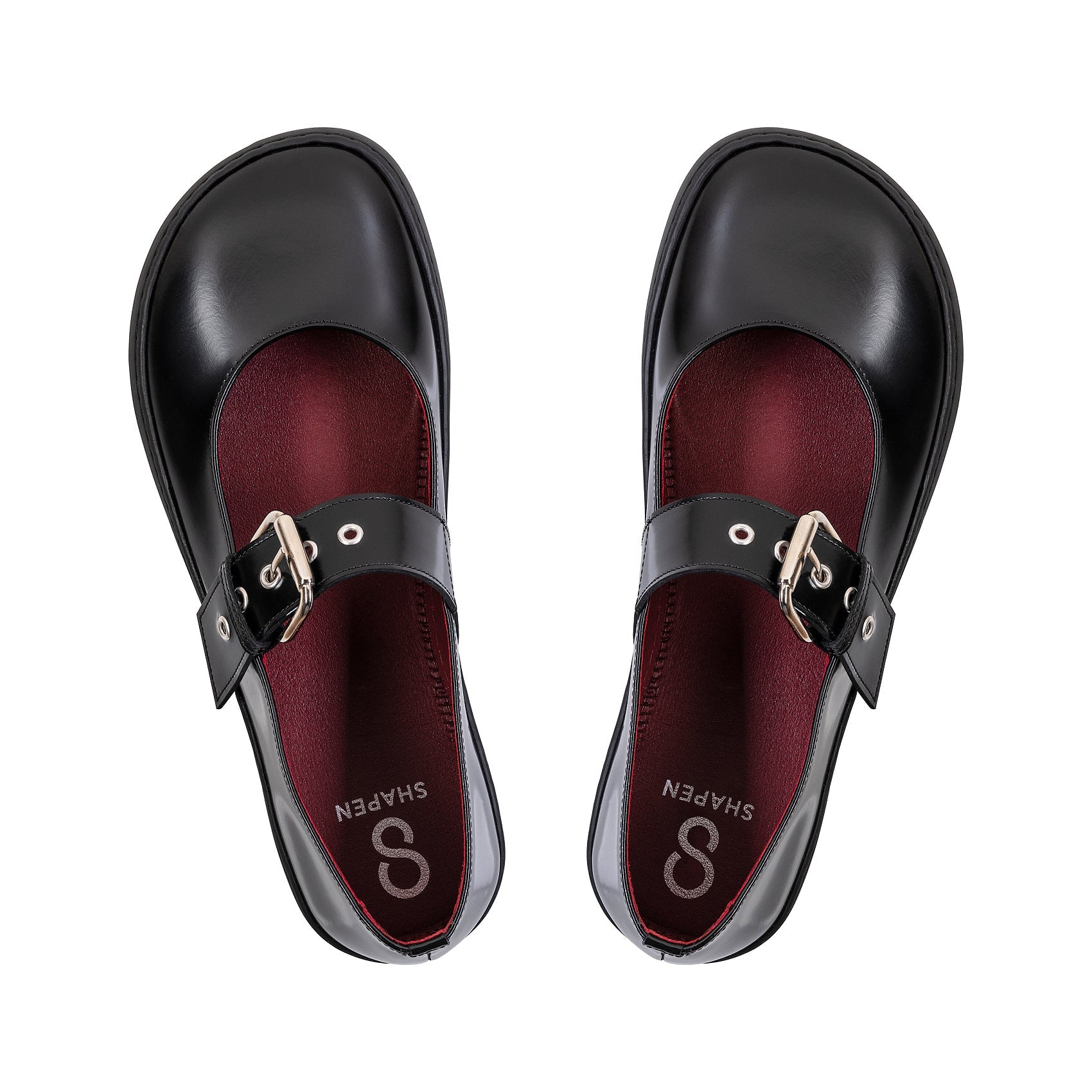 BAILARINA BAREFOOT ADULTO MARY JANE COCO NEGRO - SHAPEN - GARÓS