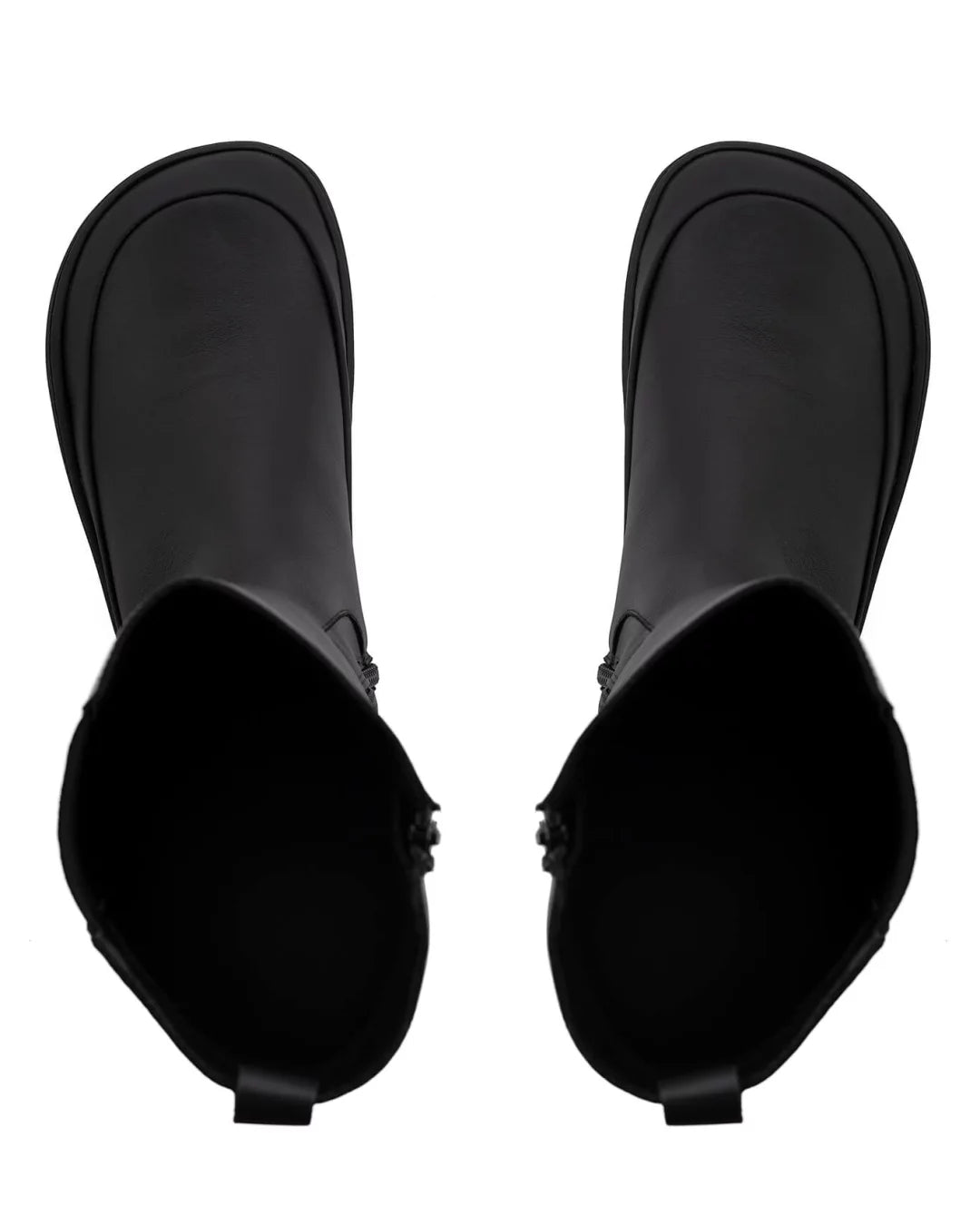 BOTA ALTA BAREFOOT HARPER PIEL NEGRA - SHAPEN - GARÓS