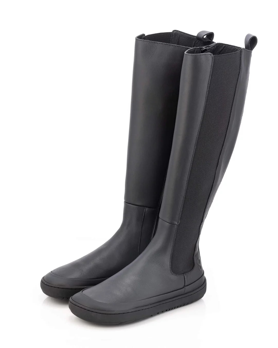 BOTA ALTA BAREFOOT HARPER PIEL NEGRA - SHAPEN - GARÓS