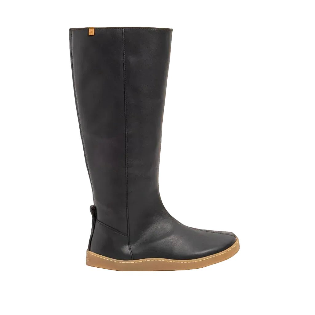 BOTA ALTA BAREFOOT MUJER N5925 ORIGEN NAPPA BLACK PIEL NEGRA - EL NATURALISTA - GARÓS