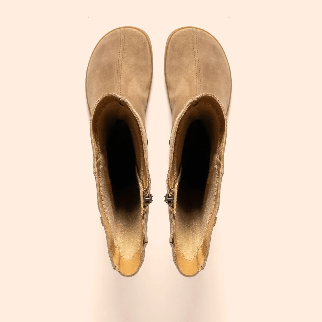 BOTA BAREFOOT ADULTO N5925 NAPPA SILK SUEDE SAHARA ORIGEN - EL NATURALISTA - GARÓS