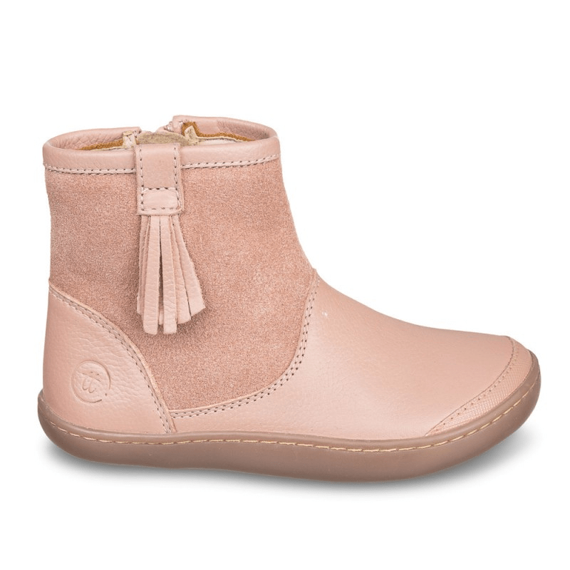 BOTA BAREFOOT CON FLECO 1125510 PIEL ROSA - CHETTO - GARÓS