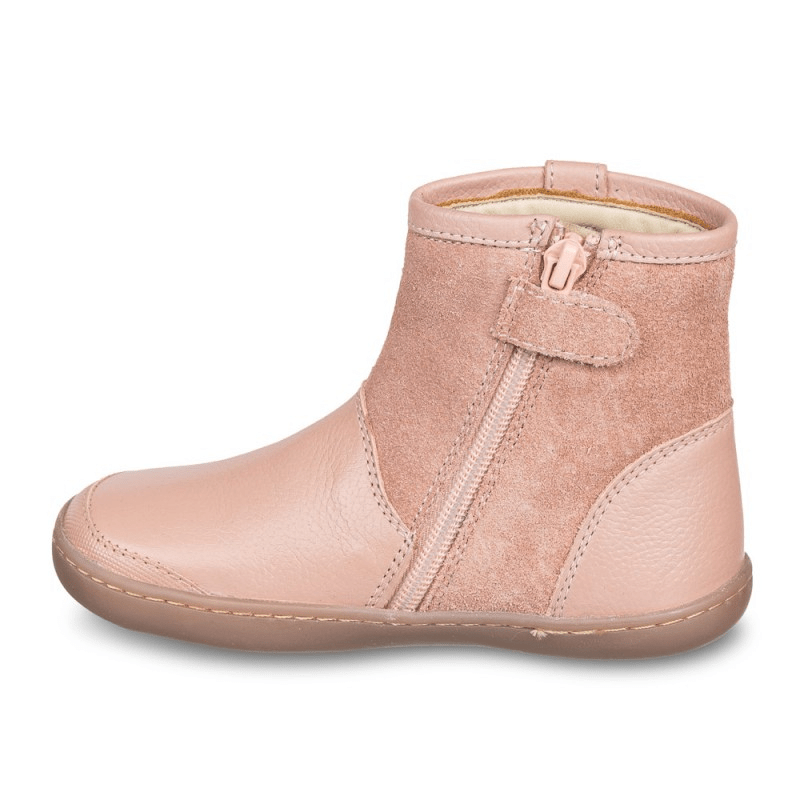 BOTA BAREFOOT CON FLECO 1125510 PIEL ROSA - CHETTO - GARÓS