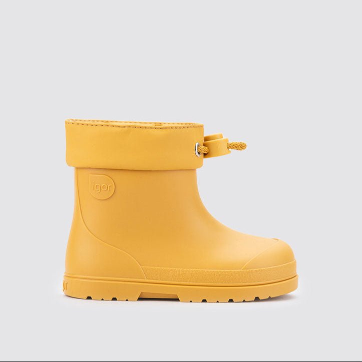 BOTA DE AGUA BAREFOOT CAÑA BAJA MENDI AMARILLO - IGOR - GARÓS