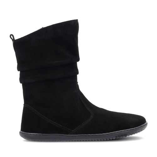 BOTA DE CAÑA BAJA BAREFOOT PLUS MUJER ODESSA ANTE NEGRO - GROUNDIES - GARÓS