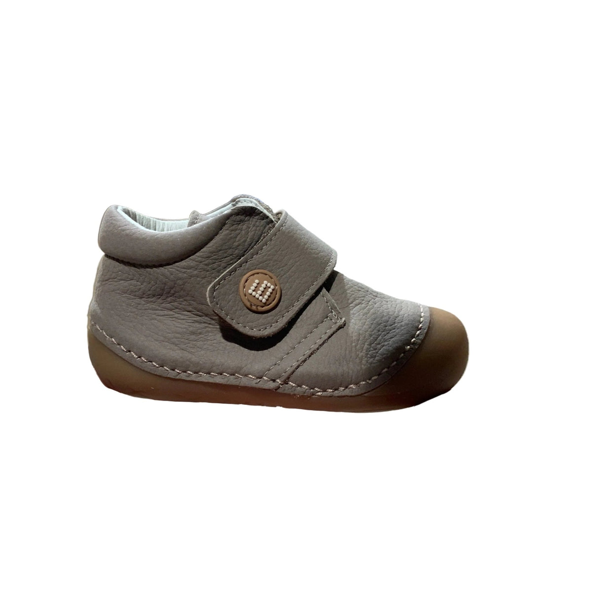 BOTA RESPETUOSA BEBÉ PIEL NOBUCK LAVABLE MARRÓN GATEAFLEX - ANDANINES - GARÓS