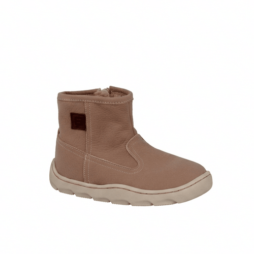 BOTA RESPETUOSA INFANTIL CON FORRO DE BORREGO EL NOBUCK LAVABLE FORRO BORREGO ROSA - ANDANINES - GARÓS