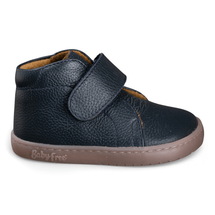 BOTÍN BAREFOOT 1126503 CON VELCRO PIEL AZUL - CHETTO - GARÓS