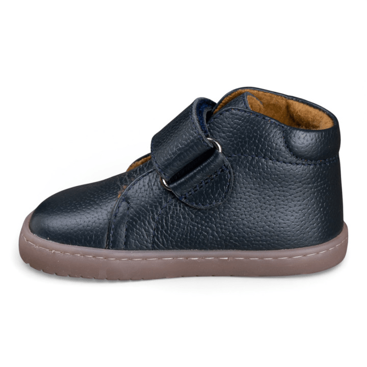 BOTÍN BAREFOOT 1126503 CON VELCRO PIEL AZUL - CHETTO - GARÓS