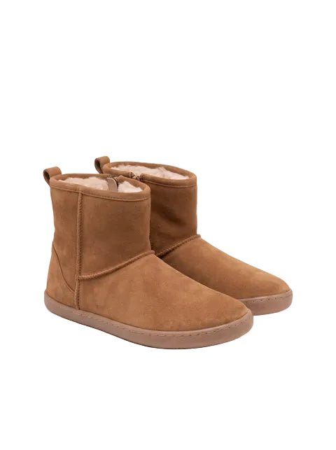 BOTÍN BAREFOOT JUNIO 1126545 FORRO INTERIOR DE PELO SERRAJE CAMEL - CHETTO - GARÓS