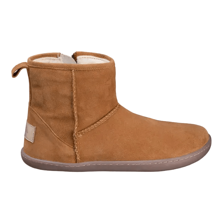 BOTÍN BAREFOOT JUNIO 1126545 FORRO INTERIOR DE PELO SERRAJE CAMEL - CHETTO - GARÓS