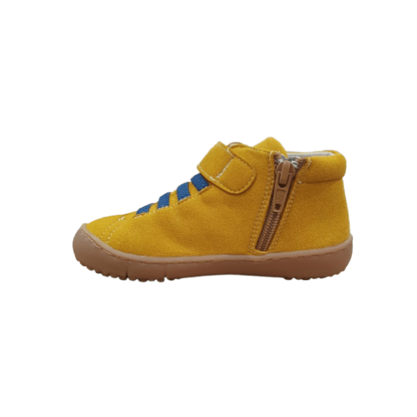 BOTÍN BAREFOOT SUEDE COQUEFLEX 15231 MOSTAZA - GARÓS