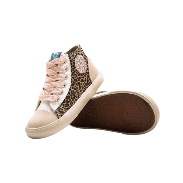 BOTÍN DEPORTIVO BAREFOOT 49322 LEOPARDO Y BLANCO - MUSTANG FREE - GARÓS