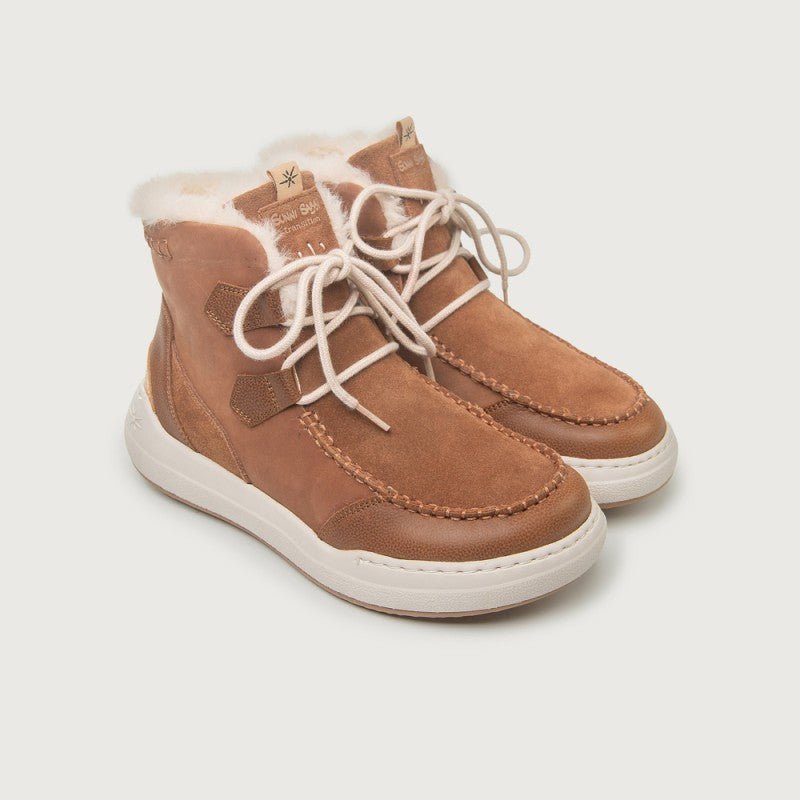 BOTÍN PARA TRANSICIÓN MUJER ATLAS PIEL CUERO - SUNNI SABBI - GARÓS