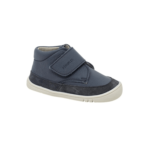 BOTÍN RESPETUOSO BEBE PF189 PIEL AZUL - PIRUFLEX - GARÓS