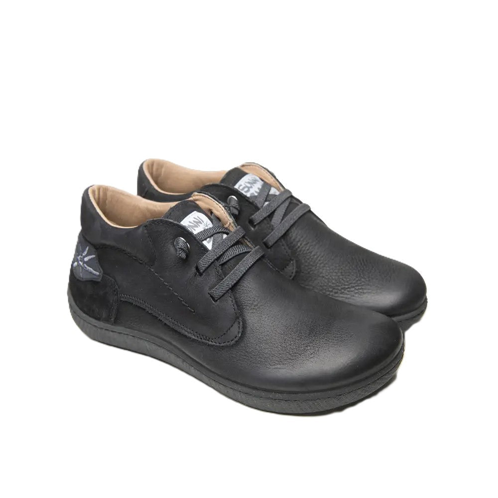 BOTÍN RESPETUOSO HOMBRE PIEL IWAKI NEGRO ONIX - SUNNI SABBI - GARÓS