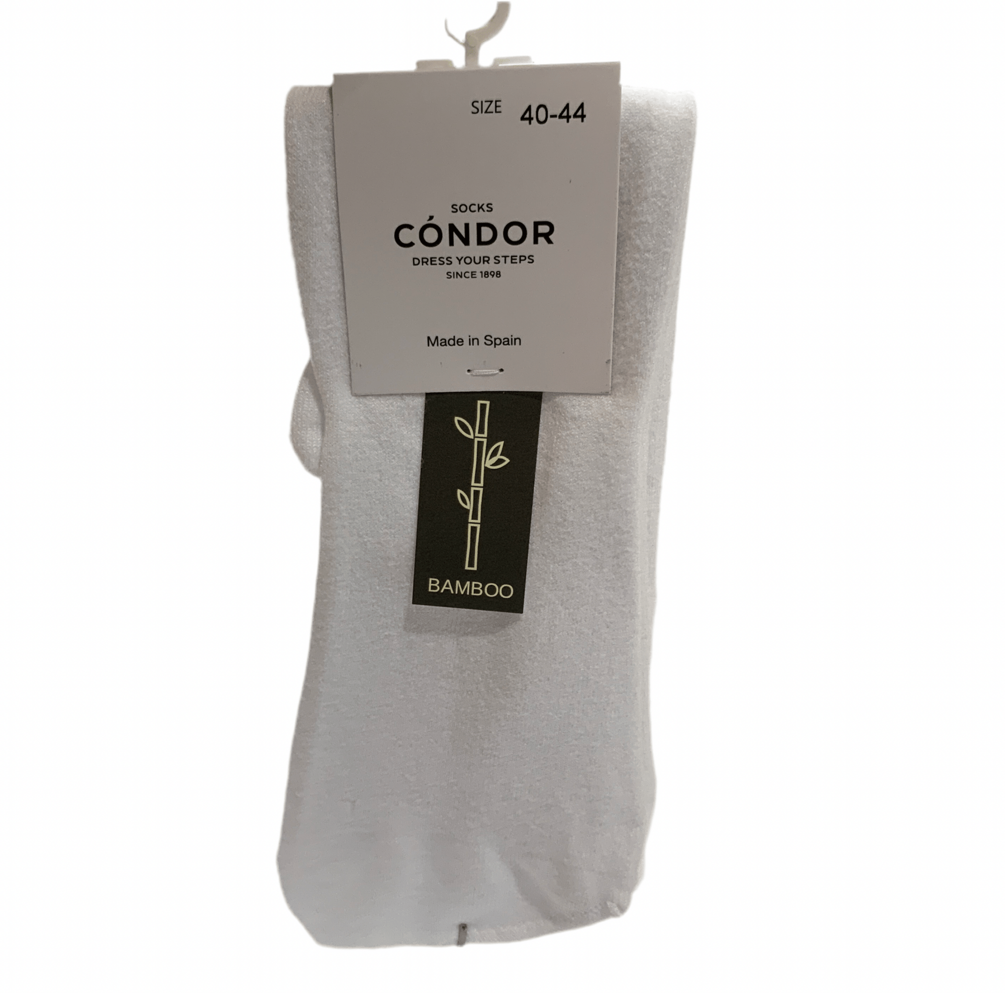 CALCETÍN BAREFOOT BAMBÚ HOMBRE CÓNDOR BLANCO - GARÓS